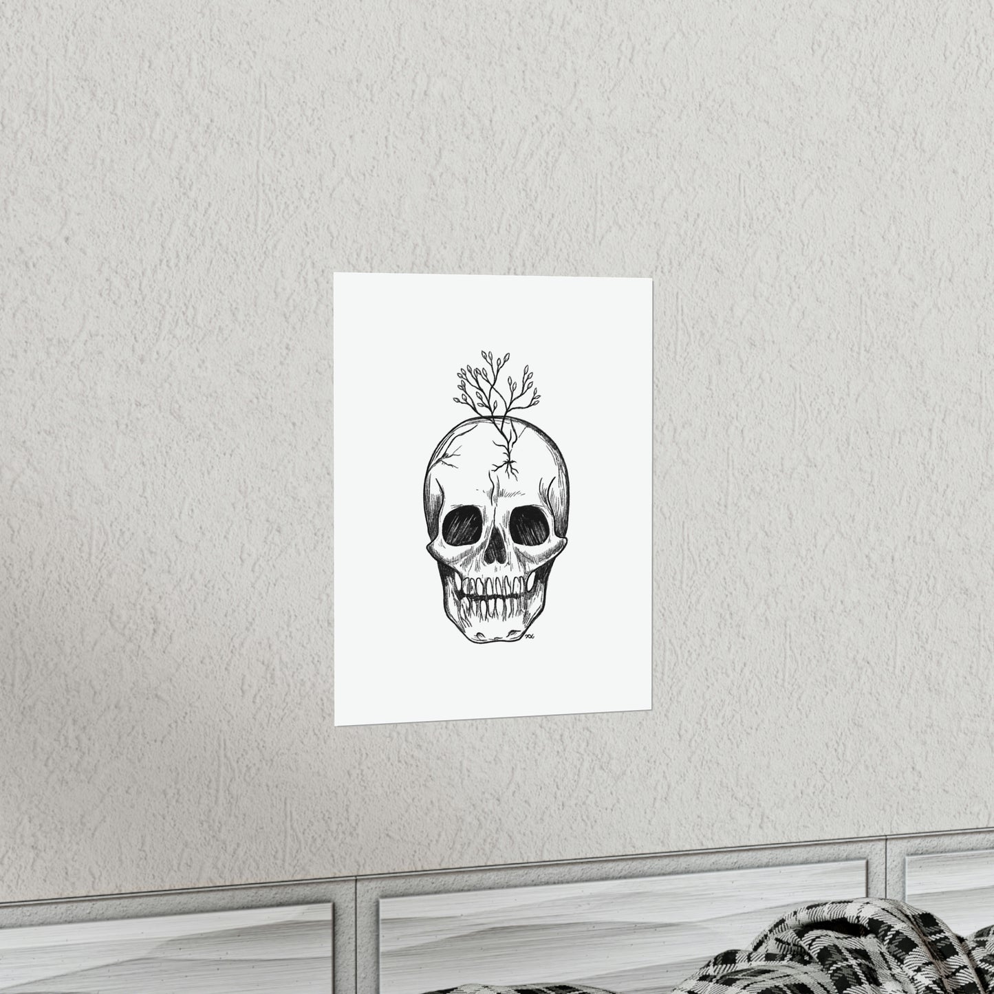 Skull Life Premium Poster