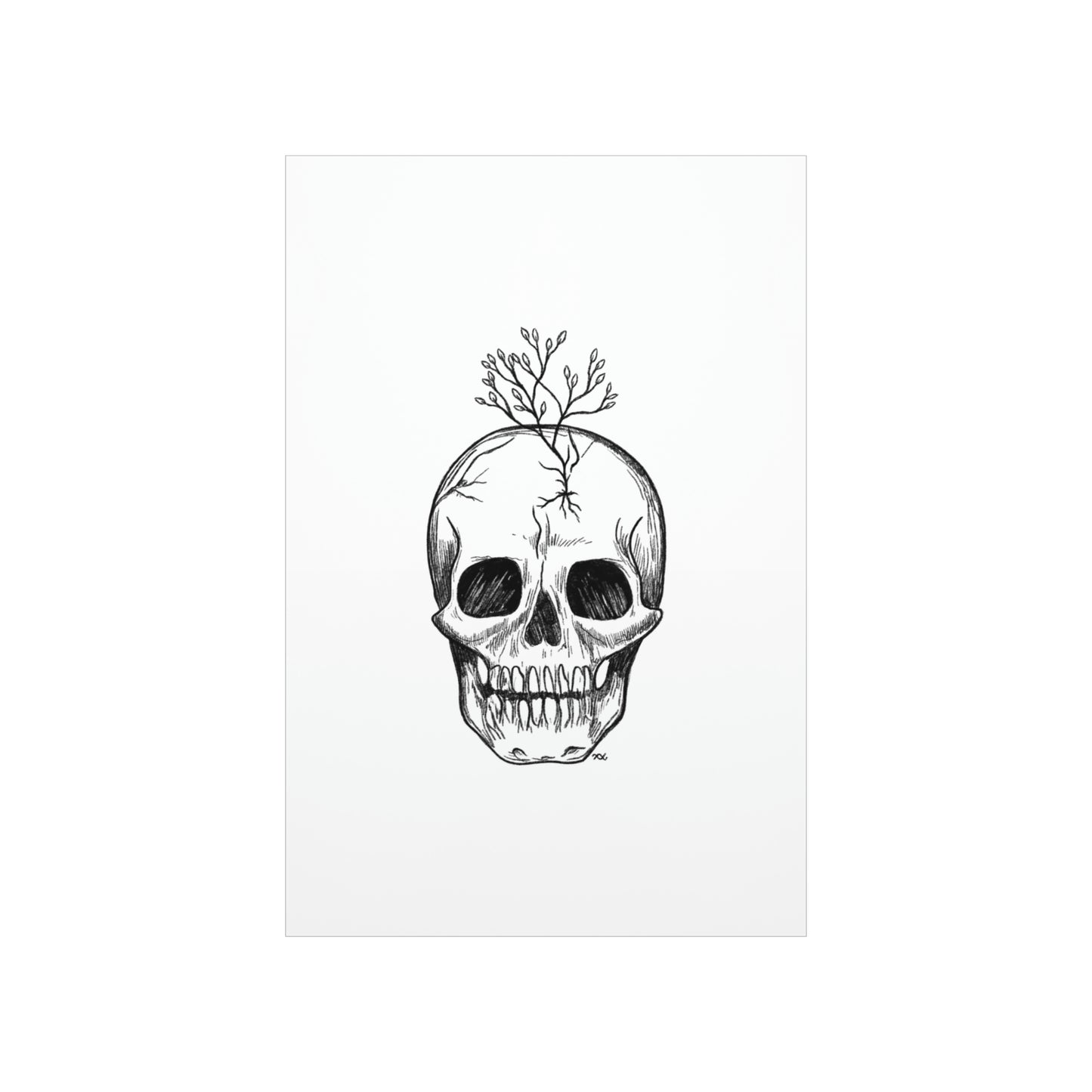 Skull Life Premium Poster